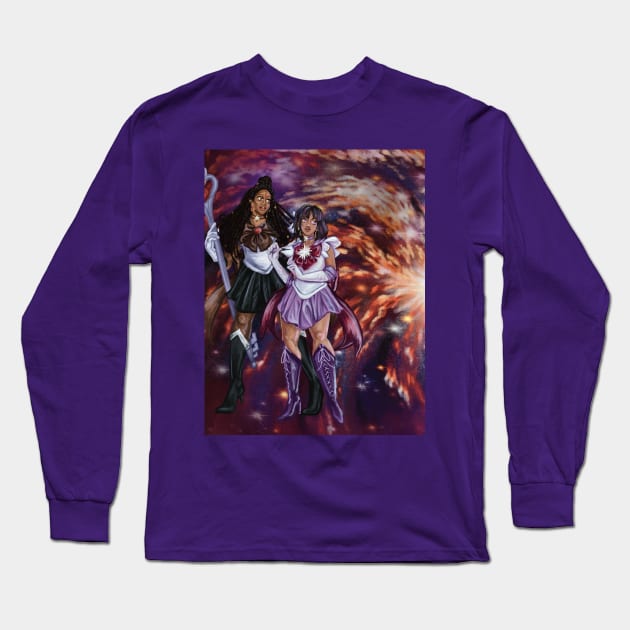 Sailor Guardians Long Sleeve T-Shirt by xandra-homes